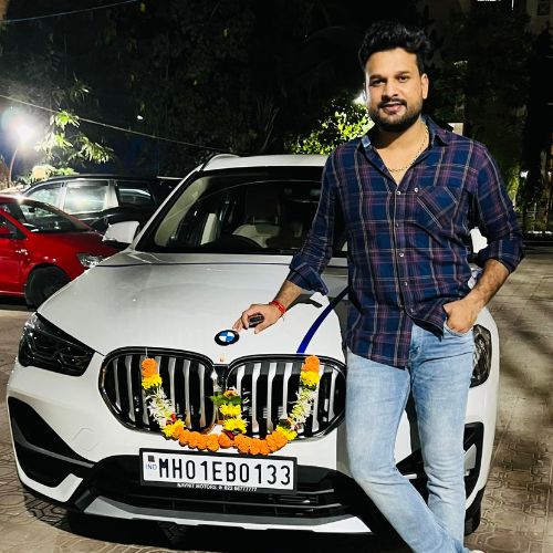 Ritesh Pandey with BMW