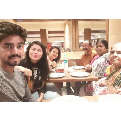 Priya Gamre with her family