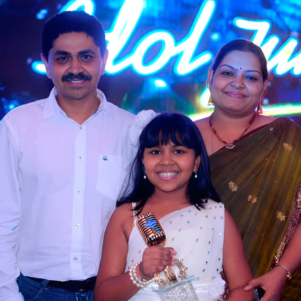 Anjana Padmanabhan with Parents