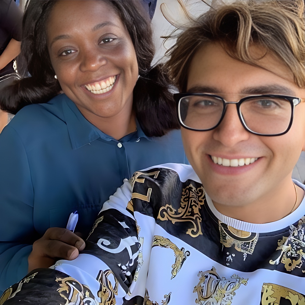 Navid Sole with Britanny