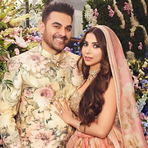 Shura Khan with her husband