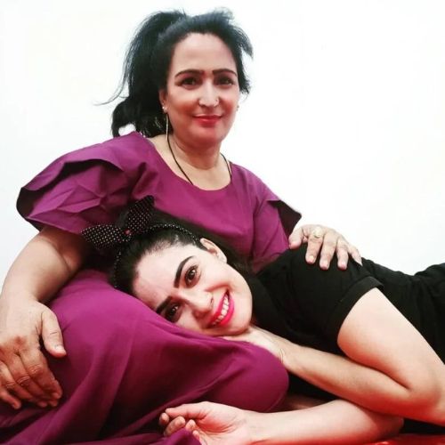 Sonia Kaur with Mother
