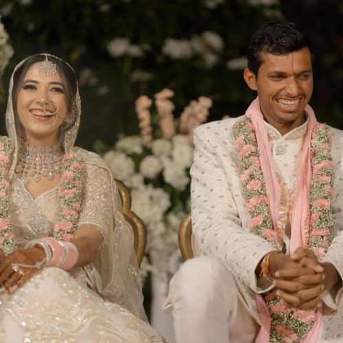 Swati Asthana with his husband Navdeep Saini